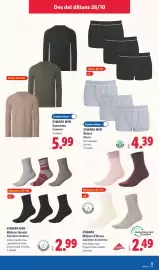 Catálogo Lidl | Bazar Página 11: Esmara Men Camiseta €5,99, Esmara Men Calcetines térmicos €2,99