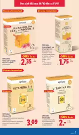 Catálogo Lidl | Bazar Página 13: Optisana Jalea real + própolis €2,35, Optisana Vitamina B12 €3,09