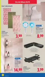Catálogo Lidl | Bazar Página 16: Livarno estantería de baño telescópica €14,99, LIVARNO cortina de ducha €3,99