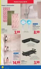 Catálogo Lidl | Bazar Página 16: Livarno estantería de baño telescópica €14,99, LIVARNO cortina de ducha €3,99
