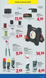 Catálogo Lidl | Bazar Página 31: Parkside quitamanchas antimoho €4,49, Parkside spray lubricante €2,49