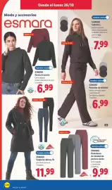 Catálogo Lidl | Bazar Página 8: Moda y accesorios Desde el lunes 26/10 esmara LIDL Tallas S-L Tallas S-XL pn También online