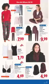 Catálogo Lidl | Bazar Página 9: Lycra esmara sujetador sin aros €4,49, Esmara conjunto de forro polar €9,99