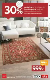 XXXLutz Prospekt Seite 1: Cazaris Orietteppich Kashan History €999,00