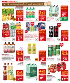 Interspar Flugblatt Seite 15: Coca-Cola Limonaden oder Kinley €1,32, Red Bull Energy Drink €0,99