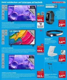 Interspar Flugblatt Seite 18: NABO Headlight Pro LED-Stirnlampe €14,99, NABO 3in1 Ladestation €19,99