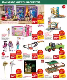 Interspar Flugblatt Seite 19: Hot Wheels Racing Sprint Circuit €31,92, Holz-Traktor mit Hänger €11,99