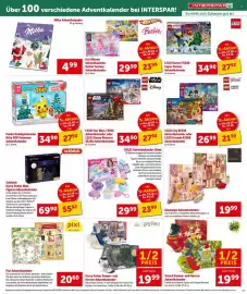 Interspar Flugblatt Seite 20: LEGO Star Wars Adventkalender oder LEGO Disney Princess Adventkalender €27,92