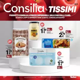 Volantino Supermercati Gulliver Pagina 22: Croissant al cioccolato Consilia €1,29, Carta Igienica Consilia €1,69