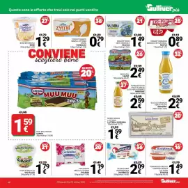 Volantino Supermercati Gulliver Pagina 26: Certosino senza lattosio Galbani €1,19, Yogurt Yosoi 100% vegetale Valsoia €1,49