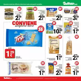 Volantino Supermercati Gulliver Pagina 31: Grissini rubatà al mais trevisan €2,19, Tonno al Naturale Rio Mare €3,19