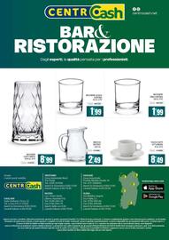 Volantino Centro Cash Pagina 26: Brocca bistrot €2,49, Bicchiere acqua Cortina €1,99