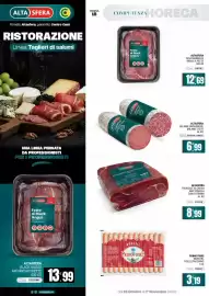 Volantino Centro Cash Pagina 18: Alta Sfera Salame Ungherese €6,99, AltaSfera Mattonella di Prosciutto Crudo €8,99