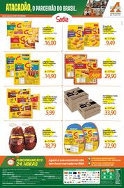 Folheto Atacadão semana 42 Página 2: Sadia - hambúrguer congelado €33,90, Sadia - lanche hot pocket €5,99