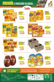 Folheto Atacadão semana 42 Página 2: Sadia - hambúrguer congelado €33,90, Sadia - lanche hot pocket €5,99
