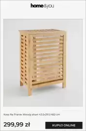 Home&You gazetka Strona 5: Kosz na pranie Woody short 43,5x29,5 h60 cm home & you €299,99