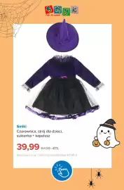 Smyk gazetka tydzień 43 Strona 4: Czarownica strój dla dzieci sukienka + kapelusz Smiki €39,99