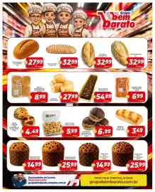 Catálogo Supermercado Bem Barato semana 43 Página 4: Panetone poli chocolate €14,99, Panetone poli frutas €25,99
