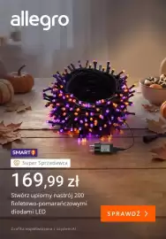 Allegro gazetka tydzień 43 Strona 4: Lampki LED 200 fioletowo-pomarańczowych diod €169,99