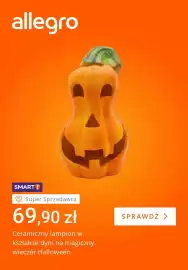 Allegro gazetka tydzień 43 Strona 5: Ceramiczny lampion w kształcie dyni na magiczny wieczór Halloween €69,90