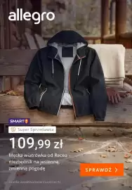 Allegro gazetka tydzień 43 Strona 1: Męska wiatrówka Recea €109,99