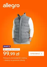 Allegro gazetka tydzień 43 Strona 2: Pikowany bezrękawnik z wełną €99,99