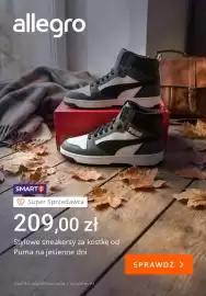 Allegro gazetka tydzień 43 Strona 5: Stylowe sneakersy za kostkę Puma €209,00