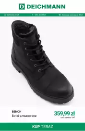 Deichmann gazetka tydzień 43 Strona 10: Botki sznurowane Bench €359,99