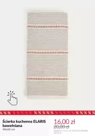 Homla gazetka tydzień 43 Strona 9: Ścierka kuchenna Elaris bawełniana 40x60 cm €16,00