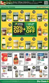 Dis-Chem catalogue Page 11: Glutagon Gluten Free Cake Mix €61,99, Canderel Sucralose Café Sticks €137,99