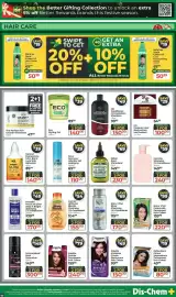 Dis-Chem catalogue Page 15: HR Placenta Hair Restructure and Sealant €100,00, HR Conditioner OR Hydration Shampoo €150,00