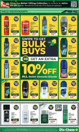 Dis-Chem catalogue Page 25: Rexona Shield Anti-Perspirant Roll-On €36,00, Axe Anti-Perspirant Roll-On €36,00