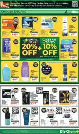 Dis-Chem catalogue Page 27: Nutriderma Men Purifying Face Wash €116,00, No Hair Hair Removal Lotion €56,87