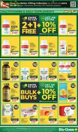 Dis-Chem catalogue Page 3: Biogen Omega-3 €467,99, Dis-Chem gold Omega 3 Salmon Oil €273,99