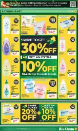 Dis-Chem catalogue Page 31: Johnson's Baby Soap Bar €12,59, Johnson's Extra Sensitive or Gentle All Over Baby Wipes €94,49
