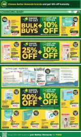 Dis-Chem catalogue Page 32: Pampers Sensitive Baby Wipes €158,39, Pampers Ultra Skin Comfort Pants €190,79
