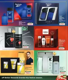 Dis-Chem catalogue Page 11: Reebok Iconic Statement Blue for Him Gift Set €475,00, Ducati 1926 €57,00