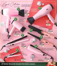 Dis-Chem catalogue Page 53: DC Salon Hair Dryer 2200W €299,99, AC Salon Hair Dryer €329,99