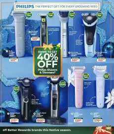 Dis-Chem catalogue Page 57: Body Groomer S3000 €533,99, Philips OneBlade Trimmer €569,99