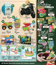 Dis-Chem catalogue Page 69: Beach Bucket Set €69,99, Beach Toy Truck Set €139,99