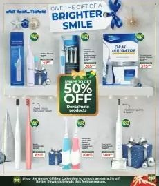 Dis-Chem catalogue Page 95: Sonic Toothbrush €85,00, Electric Toothbrush with Replacement Brush Heads €265,00