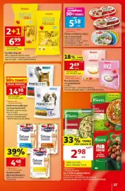 Auchan gazetka tydzień 43 Strona 27: Karma mokra dla kota Butcher's €4,48, Filety z makreli w oleju lub w sosie Graal €5,58