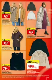 Auchan gazetka tydzień 43 Strona 37: Kurtka damska krótka lub długa typu puffy €135,00