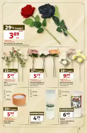 Auchan gazetka tydzień 43 Strona 7: Róża pojedyncza welurowa sztuczna, wys. 50 cm €3,89