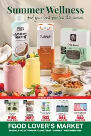 Food Lover's Market catalogue Page 1: Chia seeds €150,00, Sparkling energy drinks or vitamin water €50,00
