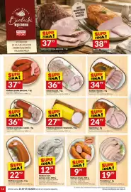 Twój Market gazetka tydzień 43 Strona 16: Kielbasa żywiecka z szynki €36,99, Ogonówka €24,99