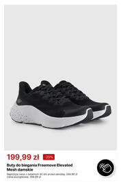 4F gazetka tydzień 43 Strona 10: Buty do biegania Freemove Elevated Mesh damskie 4F €199,99