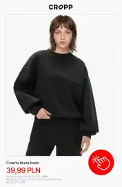Cropp gazetka tydzień 43 Strona 3: Czarna bluza basic Cropp €39,99