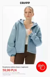 Cropp gazetka tydzień 43 Strona 4: Rozpinana solidna bluza z kapturem Cropp €59,99