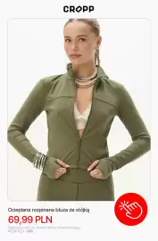 Cropp gazetka tydzień 43 Strona 6: Ocieplana rozpinana bluza ze stójką Cropp €69,99
